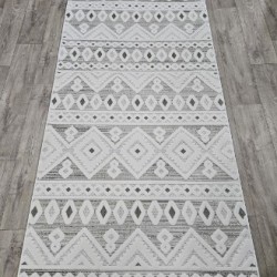 Безворсовая ковровая дорожка DOLCHE 4198A GREEN / CREAM  - высокое качество по лучшей цене в Украине
