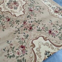 Синтетична килимова доріжка Selena / Lotos 570-100 beige  - Висока якість за найкращою ціною в Україні