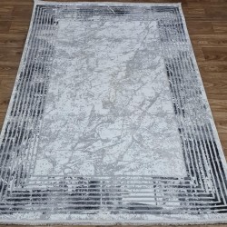 Синтетичний килим MAHAL 04126O WHITE/GREY  - Висока якість за найкращою ціною в Україні