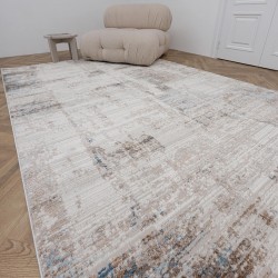 Синтетичний килим MISSHA GL36A grey hb - cream  - Висока якість за найкращою ціною в Україні