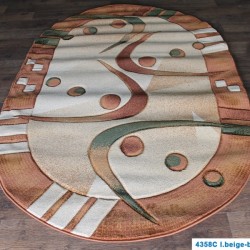 Синтетичний килим Nidal 4358C l.beige-brown  - Висока якість за найкращою ціною в Україні