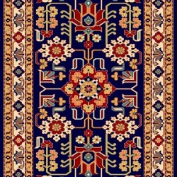 Іранський килим Pazirik Mehraban D.Blue  - Висока якість за найкращою ціною в Україні