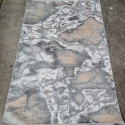 Високоворсний килим Sedef 0007B grey-deb  - Висока якість за найкращою ціною в Україні