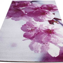 Синтетичний килим Texas Al15A white-lila  - Висока якість за найкращою ціною в Україні