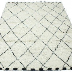 Шерстяний килим MOROC white  - Висока якість за найкращою ціною в Україні