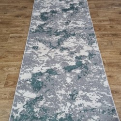 Ковровая дорожка LUXURY 05917A TURQUOISE / D.GREY HB  - высокое качество по лучшей цене в Украине