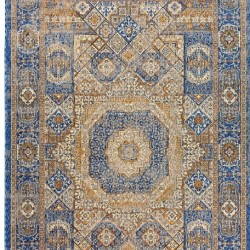 Шерстяний килим NATURAL Passion 3855A Blue  - Висока якість за найкращою ціною в Україні