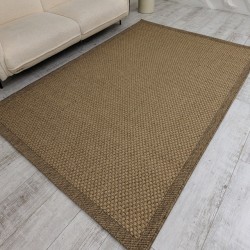 Безворсовий килим NATURA B3667D brown  - Висока якість за найкращою ціною в Україні