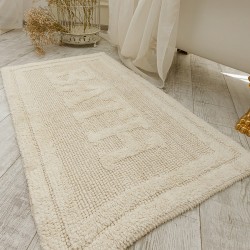 Килим для ванної Woven Rug 16304 ecru  - Висока якість за найкращою ціною в Україні