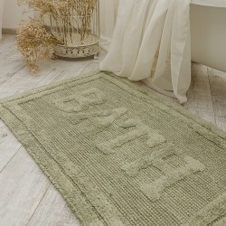 Килим для ванної Woven Rug 16304 green  - Висока якість за найкращою ціною в Україні