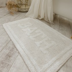 Килим для ванної Woven Rug 16304 White  - Висока якість за найкращою ціною в Україні