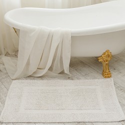 Килим для ванної Woven Rug 16514 white  - Висока якість за найкращою ціною в Україні