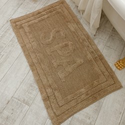 Килим для ванної Woven Rug 80052 beige  - Висока якість за найкращою ціною в Україні