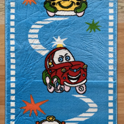 Дитячий килим Kids G011A BLUE  - Висока якість за найкращою ціною в Україні