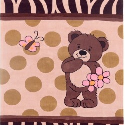 Дитячий килим Kids 20 Butterfly Teddy Bear  - Висока якість за найкращою ціною в Україні