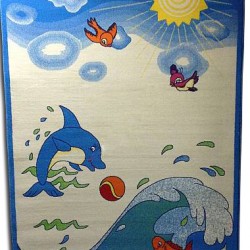 Дитячий килим Kids Reviera 37681-44966 Blue  - Висока якість за найкращою ціною в Україні