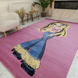 Дитячий килим Rose 1861A lila-lila  - Висока якість за найкращою ціною в Україні