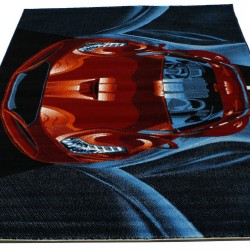 Дитячий килим Super Elmas 7935A black-d.red  - Висока якість за найкращою ціною в Україні