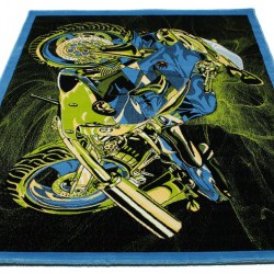 Дитячий килим Super Elmas 7958A black-blue  - Висока якість за найкращою ціною в Україні
