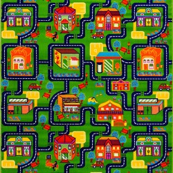 Дитячий килим Baby 6046 GREEN/D.BLUE  - Висока якість за найкращою ціною в Україні
