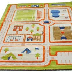 Дитяча килимова доріжка Daisy Fulya 8c44b green  - Висока якість за найкращою ціною в Україні