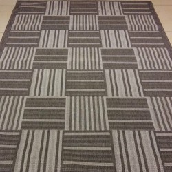 Безворсова килимова доріжка Sisal 041 dark grey  - Висока якість за найкращою ціною в Україні