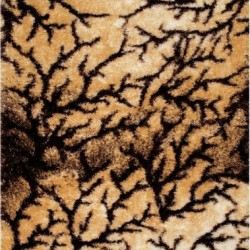 Високоворсна килимова доріжка 3D Shaggy b111 l.beige-brown  - Висока якість за найкращою ціною в Україні