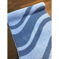 Високоворсна килимова доріжка ASTI Aqua Wash-Blue  - Висока якість за найкращою ціною в Україні