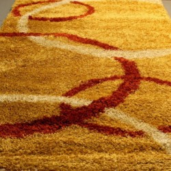 Высоковорсная ковровая дорожка Shaggy Gold 8018 d.yellow (gold)  - высокое качество по лучшей цене в Украине