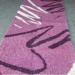 Высоковорсная ковровая дорожка Shaggy 0791 розовый  - высокое качество по лучшей цене в Украине