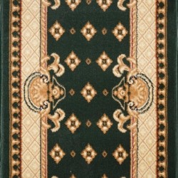 Синтетична килимова доріжка Almira 2356 Green/Cream  - Висока якість за найкращою ціною в Україні