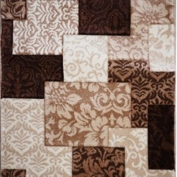 Синтетична килимова доріжка Daisy Carving 8430A brown  - Висока якість за найкращою ціною в Україні