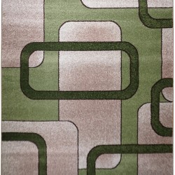 Синтетична килимова доріжка KIWI 02574E L.Green/D.Brown  - Висока якість за найкращою ціною в Україні