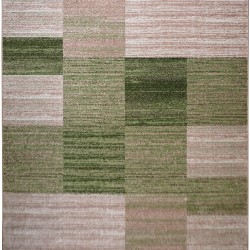 Синтетическая ковровая дорожка KIWI 02608A Beige/L.Green  - высокое качество по лучшей цене в Украине