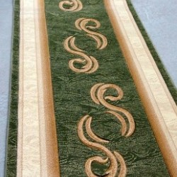 Синтетична килимова доріжка Liliya 0517 зелений  - Висока якість за найкращою ціною в Україні