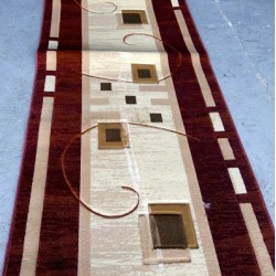 Синтетическая ковровая дорожка Liliya 0537 бордо  - высокое качество по лучшей цене в Украине