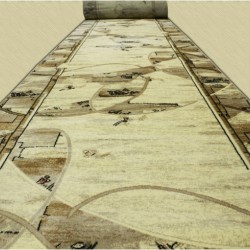 Синтетична килимова доріжка Selena / Lotos 554-100 beige  - Висока якість за найкращою ціною в Україні