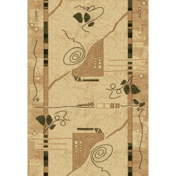 Синтетична килимова доріжка Selena / Lotos 572-100 beige  - Висока якість за найкращою ціною в Україні