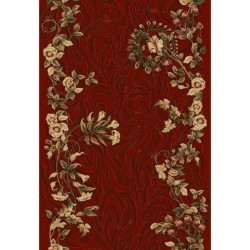 Синтетична килимова доріжка Selena / Lotos 590-220 red  - Висока якість за найкращою ціною в Україні