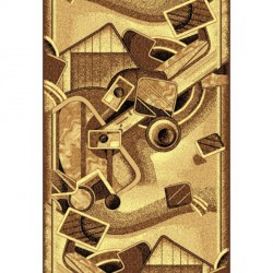 Синтетична килимова доріжка Silver  / Gold Rada 332-12 beige  - Висока якість за найкращою ціною в Україні