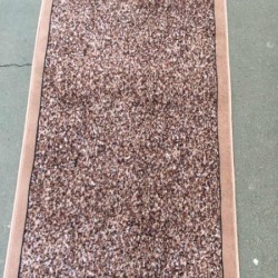 Синтетична килимова доріжка Silver bezkanta brown  - Висока якість за найкращою ціною в Україні