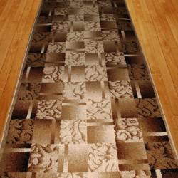 Синтетична килимова доріжка Super Elmas 5131C ivory-brown  - Висока якість за найкращою ціною в Україні