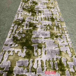 Синтетична килимова доріжка Merinos Yaqut 6848 green  - Висока якість за найкращою ціною в Україні