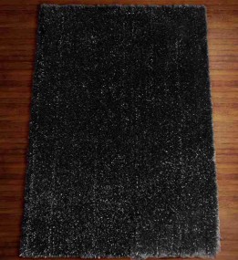 Високоворсный килим Kelebek S000K Black