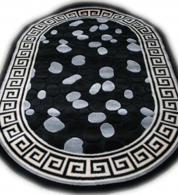 Акриловий килим Antik 4037 black-black