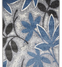 Синтетична килимова доріжка AQUA 02628A BLUE/L.GREY