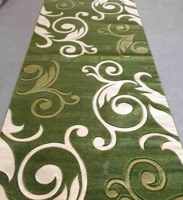Синтетична килимова доріжка Legenda 0391 зелений