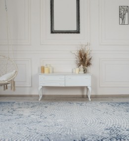 Акриловий килим VALS W2218 L.Blue-C.Blue