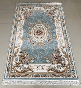 Акриловий килим Zarina 2657A Blue-Cream