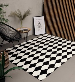 Синтетичний килим ALMINA 126702 black/white
